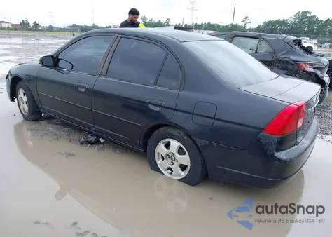 2001 Honda Civic Ex z USA, uszkodzony, nr VIN 2HGES26751H612533